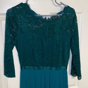 Miusol size medium emerald green bridesmaid dress